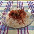 亜久里's cooksnap of when they made 豆乳キムチそうめん.