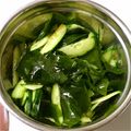 カナティー☆'s cooksnap of when they made ポン酢で簡単！きゅうりとわかめの酢の物.