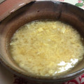 まーきー♪'s cooksnap of when they made 簡単☆えのきと卵のお味噌汁☆.