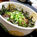ぽにょきのこ。's cooksnap of when they made 鰹のたたきで漬け丼.