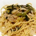 こずチャン's cooksnap of when they made 海苔と豚肉の和パスタ.