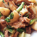 ◇ひさ's cooksnap of when they made かぶと青梗菜と豚肉の炒め物.