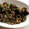 めんたけそう's cooksnap of when they made 簡単★茄子と豚挽き肉の生姜焼き風炒め.