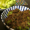 ちびはち公's cooksnap of when they made 万願寺唐辛子と合挽肉のにんにく炒め☆.
