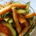 nabrat's cooksnap of when they made さつま揚げときゅうりの胡麻サラダ.