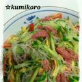 ☆くみころ's cooksnap of when they made 給食の味☆春雨サラダ.