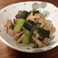 ケイビー☆'s cooksnap of when they made 加賀太きゅうりときのこの炒め煮.