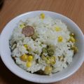chotako's cooksnap of when they made ウインナー&コーン＊洋風炊き込みご飯.