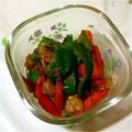 pakira555's cooksnap of when they made お弁当にグーな人参＆ピーマンの中華炒め.