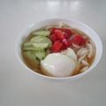 ちょりちょり♡'s cooksnap of when they made 夏休みのお昼に☆温玉冷やしうどん.