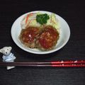 ぼたぼた's cooksnap of when they made 簡単、短時間ハンバーグ☆.