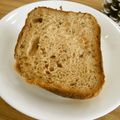 反省堂書店（のぐち）'s cooksnap of when they made ＨＢで半斤レーズンパン♪.