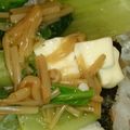 むらさめもんがら's cooksnap of when they made こまつ菜のおひたし☆チーズとなめ茸で☆.