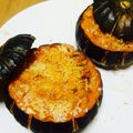 ﾓﾘｿﾞｰ's cooksnap of when they made ミニかぼちゃの丸ごとグラタン.