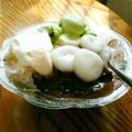 にくきゅうママ's cooksnap of when they made 抹茶白玉カキ氷.