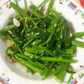 太巻きたまご's cooksnap of when they made 超簡単！空芯菜炒め.