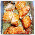 nilon100's cooksnap of when they made ♧鮭の焼きびたし♧.