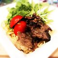 s0924aki's cooksnap of when they made 牛肉和風パスタ.
