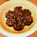 banana333's cooksnap of when they made 餃子のたねの残りで！なすのはさみ揚げ.