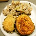 Yuzka's cooksnap of when they made 丸なす！豚挽挟み揚げ♪甘酢あんかけ.