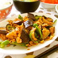 Marrietty's cooksnap of when they made 豚肉とナスとピーマンのピリ辛味噌炒め.