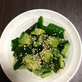 ☆chocola's cooksnap of when they made 乱切りきゅうりのナムル♪.