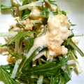 ぴかりんぼん's cooksnap of when they made 水菜のとろ～り卵マヨぽん♪.