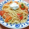 しッち｡'s cooksnap of when they made トマトとモッツァレラのパスタ（鍋ひとつ）.