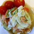 ナベサチ's cooksnap of when they made 大根と新玉ねぎのカニカマまよサラダ.