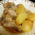 まいたけたろう's cooksnap of when they made 手羽元とじゃがいもの甘辛煮.