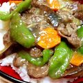 ゆかりん姉御's cooksnap of when they made ご飯がすすむ！夏野菜の中華風丼！.