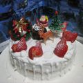 だんこいもころ's cooksnap of when they made クリスマスの切り株デコレーションケーキ.