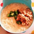 しゅうゆうけいはる母's cooksnap of when they made 調理時間10分！余った素麺で豆乳の煮麺.