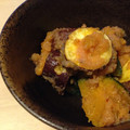 クックC18DJ9☆'s cooksnap of when they made かぼちゃとさつまいもの明太子あえ.