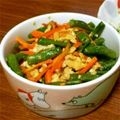 ゆうちょむママ's cooksnap of when they made インゲン炒り卵.