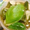 QPはにー's cooksnap of when they made きゅうりとにんじんのバジル酢ピクルス.