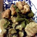 あやてら2570's cooksnap of when they made 鶏肉とピーマン茄子の甘味噌炒め.