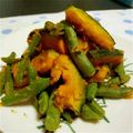 はみぽ's cooksnap of when they made 南瓜といんげんのニンニクバタポン炒め.