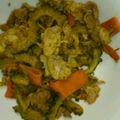 まおたろう1's cooksnap of when they made ゴーヤーと豚肉のカレー粉炒め♪.