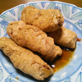 イエローバード's cooksnap of when they made ほんだし煮！茄子と紅生姜の肉巻き.