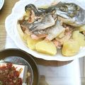 鶏の飼い主's cooksnap of when they made 調味料は塩だけ！新巻鮭の煮物.