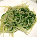 むー's cooksnap of when they made 水菜のササッと中華炒め.