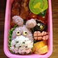 kokomiri's cooksnap of when they made 幼稚園お弁当*トトロ*キャラ弁no. 2.