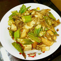 あちゃ☆ゆうママ's cooksnap of when they made 厚揚げと舞茸・オクラの甘辛炒め.