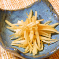 keiO3's cooksnap of when they made 捨てちゃ駄目だよ!!大根の皮でピリ辛和え.