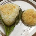 こじぴー's cooksnap of when they made 焼きおにぎり♪冷ご飯で.