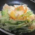 miyuki12's cooksnap of when they made 【減塩】素材の味で勝負☆水菜厚揚げ卵とじ.