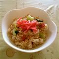 ちゃみそ♡'s cooksnap of when they made お昼ご飯に☆ツナマヨ梅チャーハン.