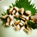くネコまろす's cooksnap of when they made おつまみに☆竹輪の大葉梅干し巻き.
