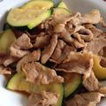 yuri＊mana's cooksnap of when they made 簡単☆絶品♪ズッキーニと豚肉いため.